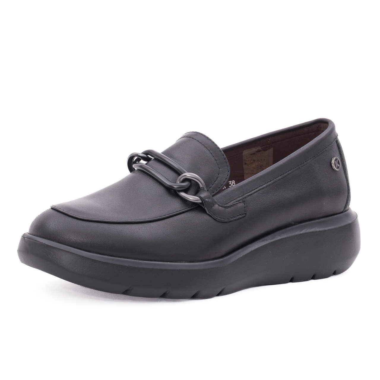 Pantofi dama casual din piele naturala Karisma 1M590007A 01-N negru