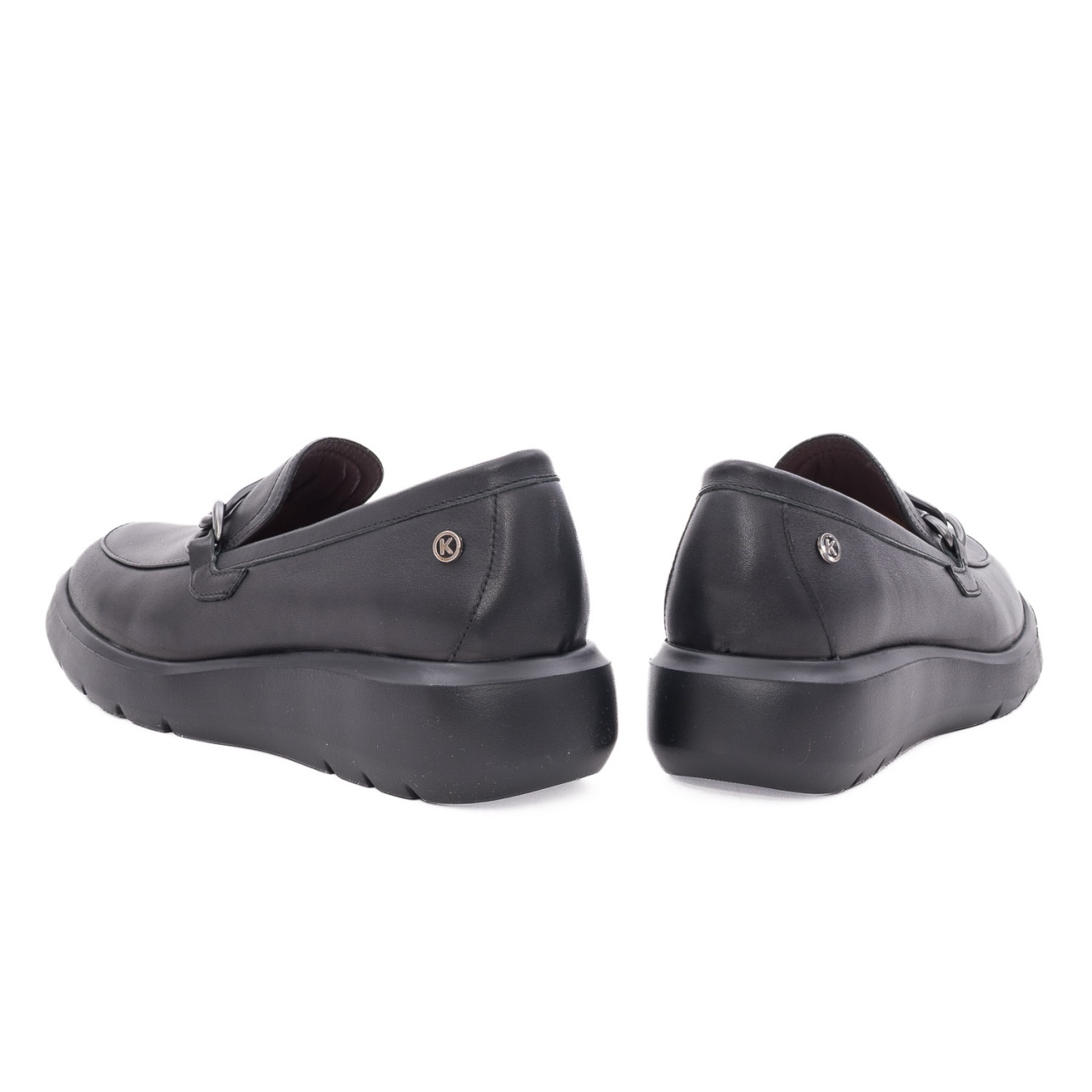 Pantofi dama casual din piele naturala Karisma 1M590007A 01-N negru