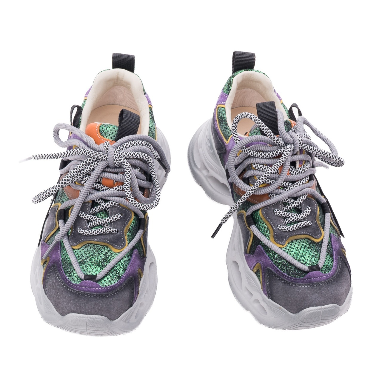 Pantofi dama sport din piele naturala Gryxx 1LY90011A 15-N multicolor