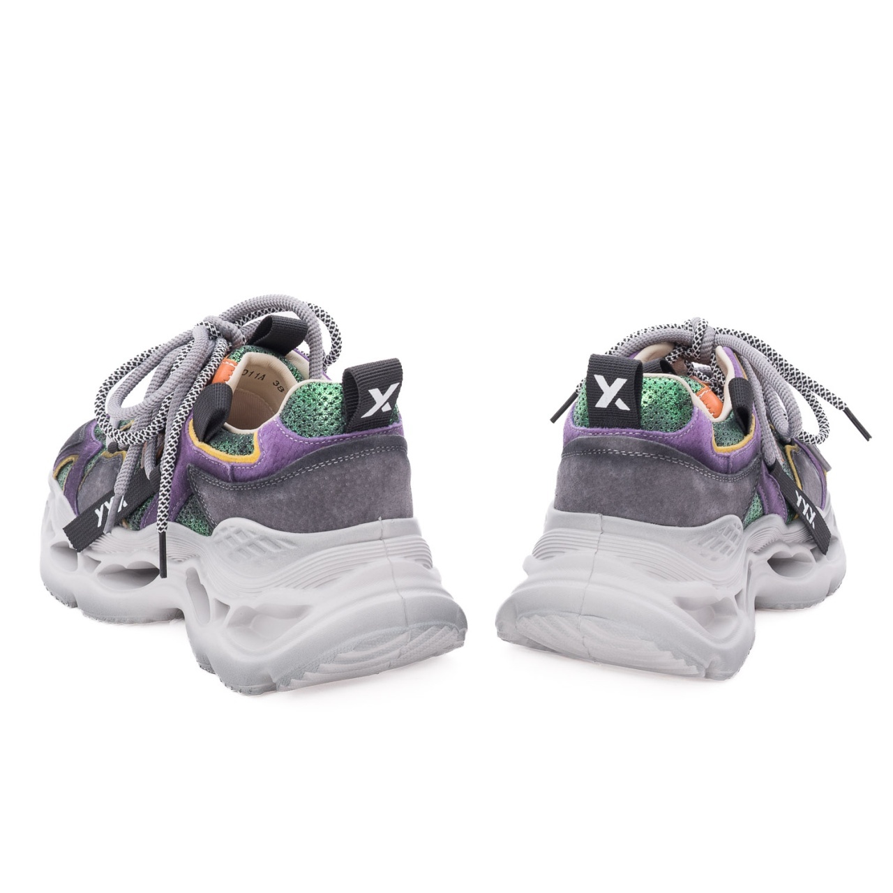 Pantofi dama sport din piele naturala Gryxx 1LY90011A 15-N multicolor