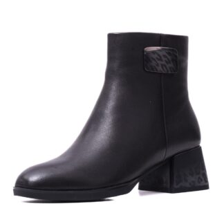 Botine dama din piele naturala Epica 1JI70034B 01-N negru