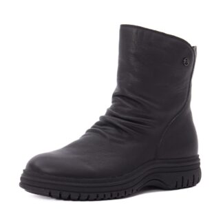 Ghete dama din piele naturala Karisma 1FC90009A 01-N negru