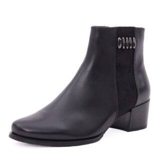 Botine dama din piele naturala Regarde le Ciel JOLENE 26 5239 DELICE ETNA BLACK negru