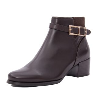 Botine dama din piele naturala Regarde le Ciel JOLENE 39 7321 CASTAGNO CHOCOLATE maro ciocolatiu