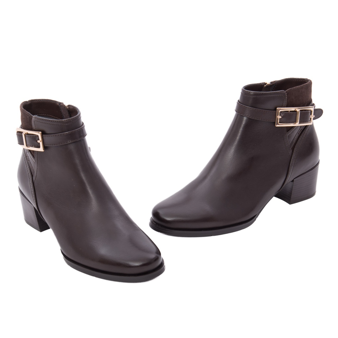 Botine dama din piele naturala Regarde le Ciel JOLENE 39 7321 CASTAGNO CHOCOLATE maro ciocolatiu