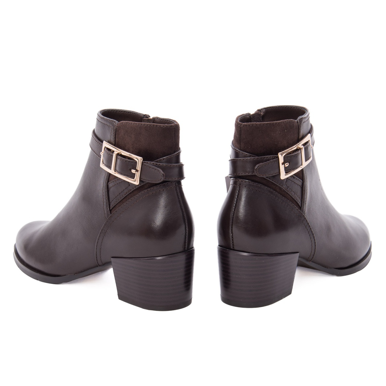 Botine dama din piele naturala Regarde le Ciel JOLENE 39 7321 CASTAGNO CHOCOLATE maro ciocolatiu