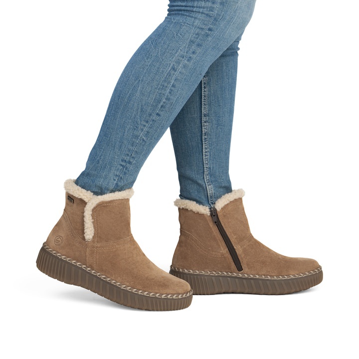 Botine dama Remonte D4A73-24 coniac