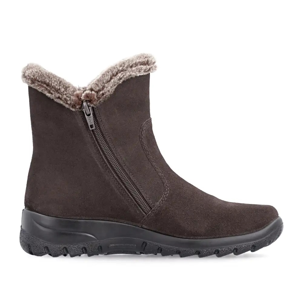 Botine dama Rieker L7162-25 maro inchis