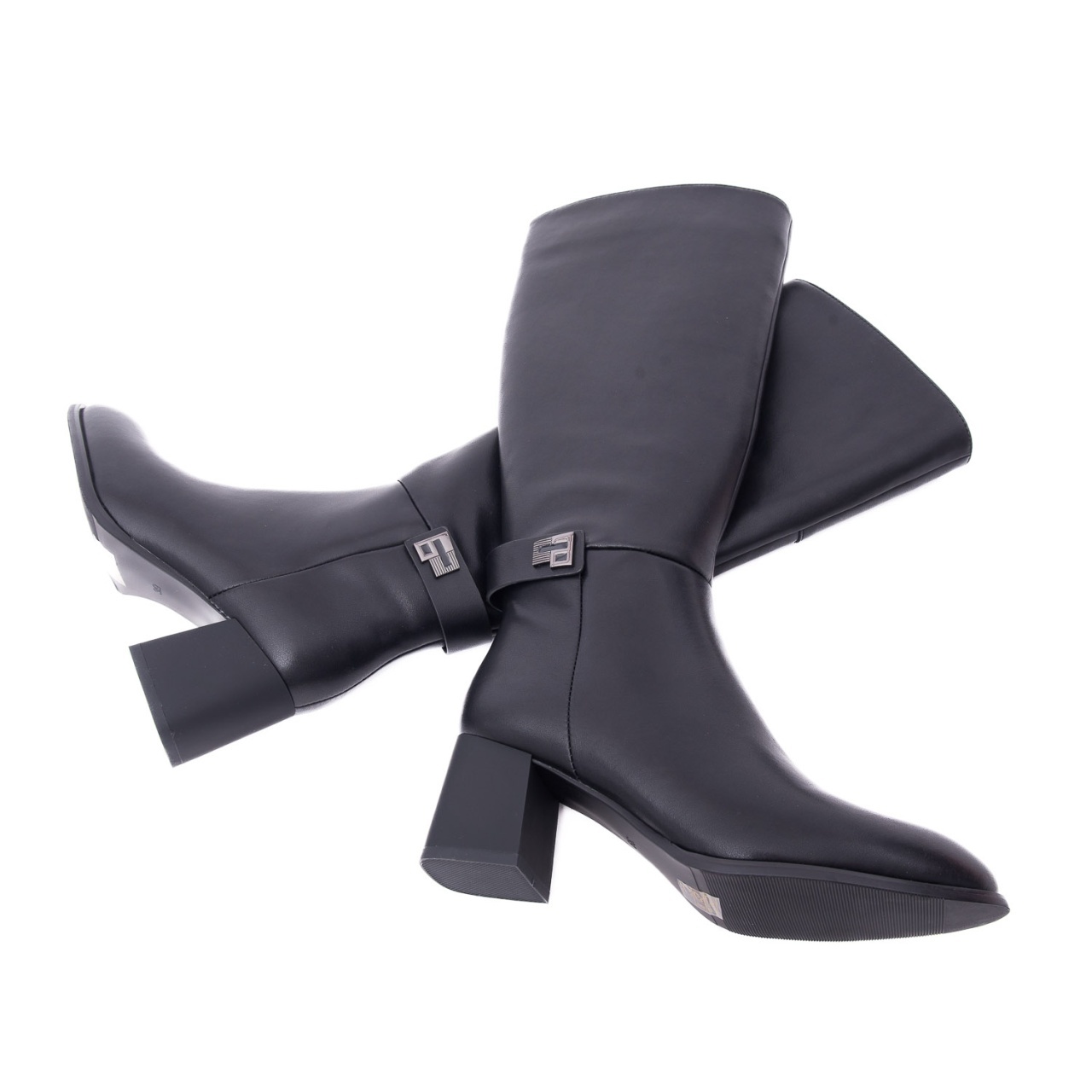 Cizme dama din piele naturala Epica 1W170025B 01-N negru