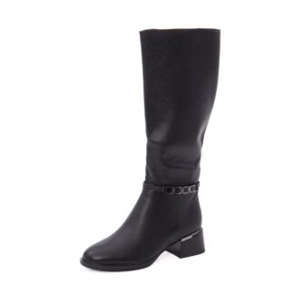 Cizme dama din piele naturala Feeling 27-005-03 negru