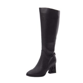 Cizme dama din piele naturala Feeling 27-009-01 negru