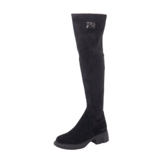 Cizme dama din piele naturala intoarsa Epica 3NT59-H747-015B 01-Z negru