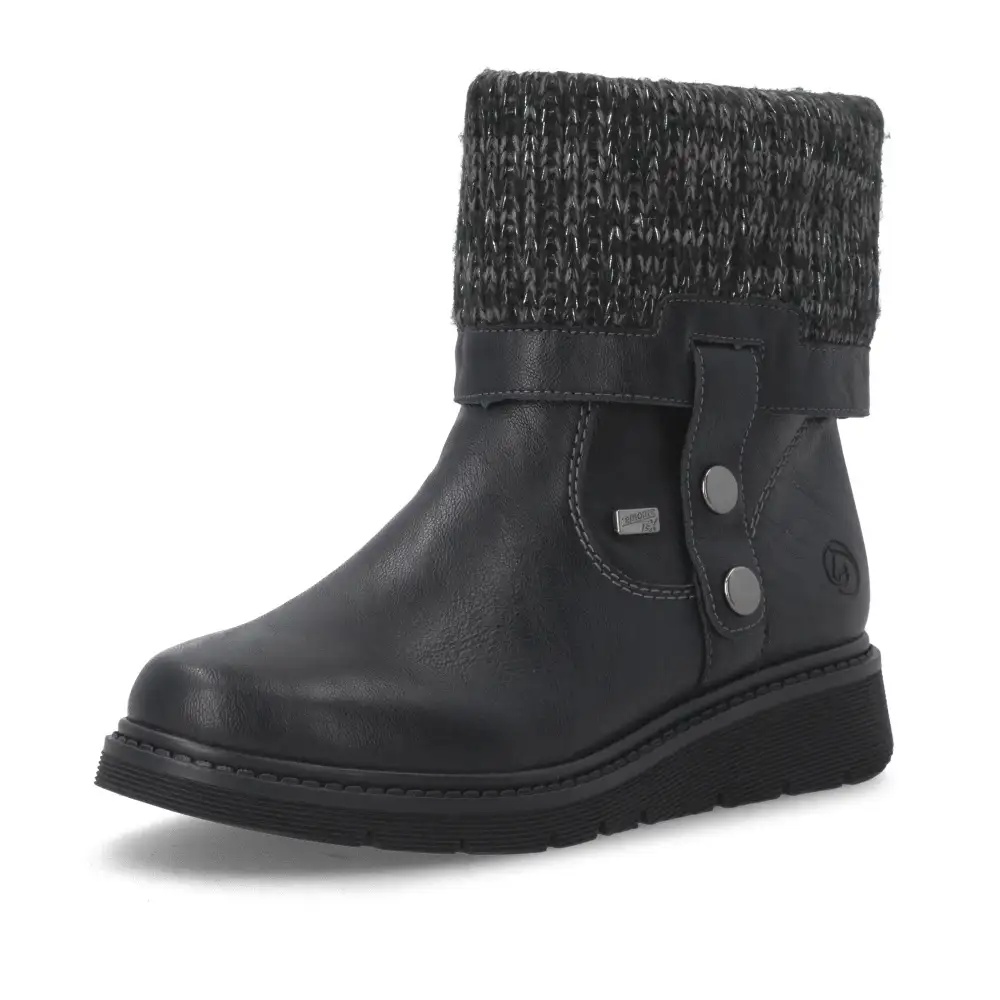 Cizme scurte dama Remonte D3976-03 negru