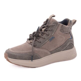 Ghete barbati din piele mix JEEP JM62040A 029 MIDWAY BOOT taupe