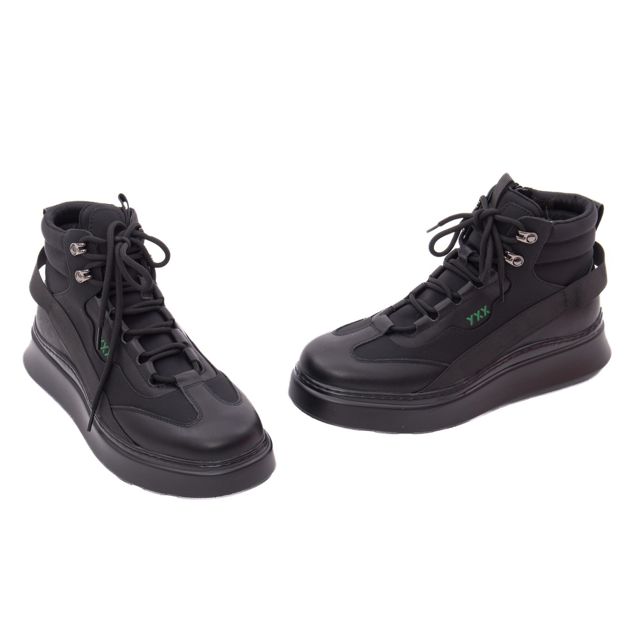 Ghete barbati din piele naturala Gryxx 1J270017A 01-N negru