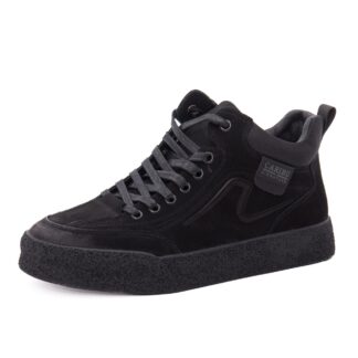 Ghete barbati din piele naturala intoarsa Caribu 1J290005A 01-I negru