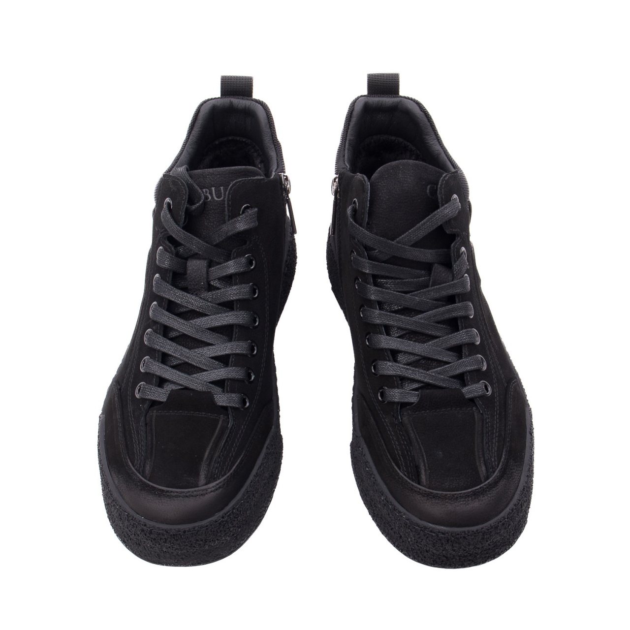 Ghete barbati din piele naturala intoarsa Caribu 1J290005A 01-I negru