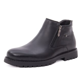 Ghete barbati din piele naturala Otter 1DT90012A 01-N negru