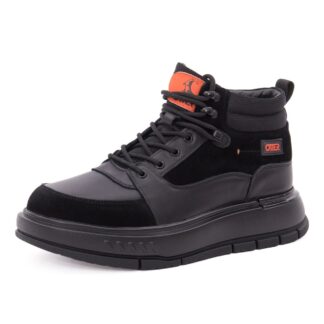 Ghete barbati din piele naturala Otter 1E690018A 01-N negru