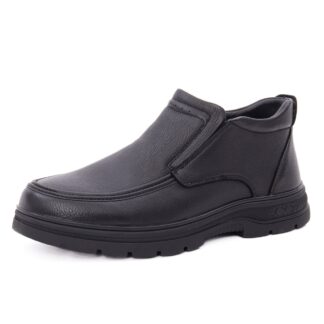Ghete barbati din piele naturala Otter 2D6101 01-N negru