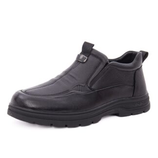 Ghete barbati din piele naturala Otter 2D6102 01-N negru