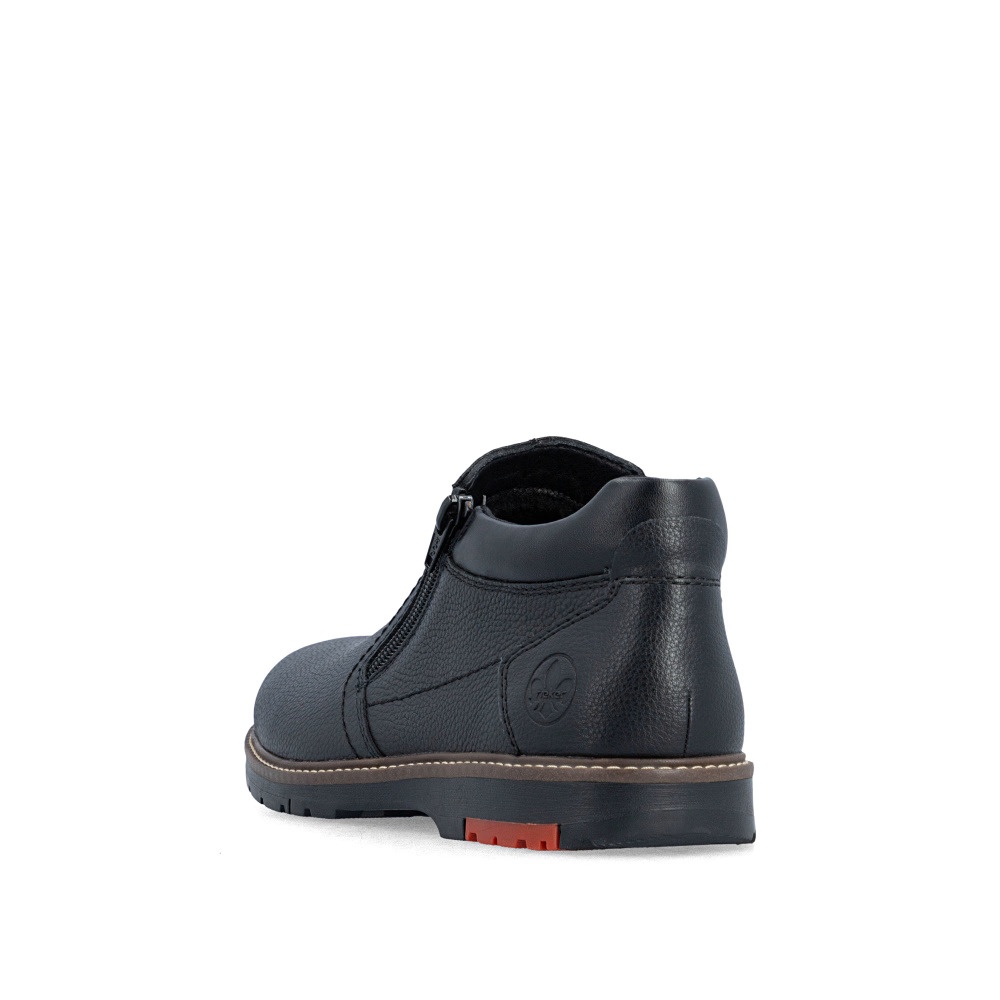 Ghete barbati din piele naturala Rieker 10568-00 negru
