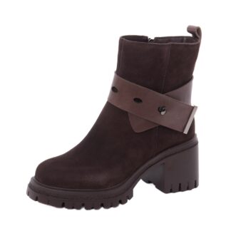 Ghete dama din piele naturala intoarsa Feeling ZPH170-Q2831-5 maro coffee