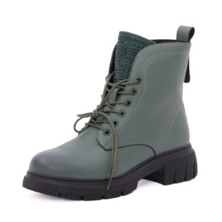 Ghete dama din piele naturala PASS Collection 1WB90003D 06-N verde