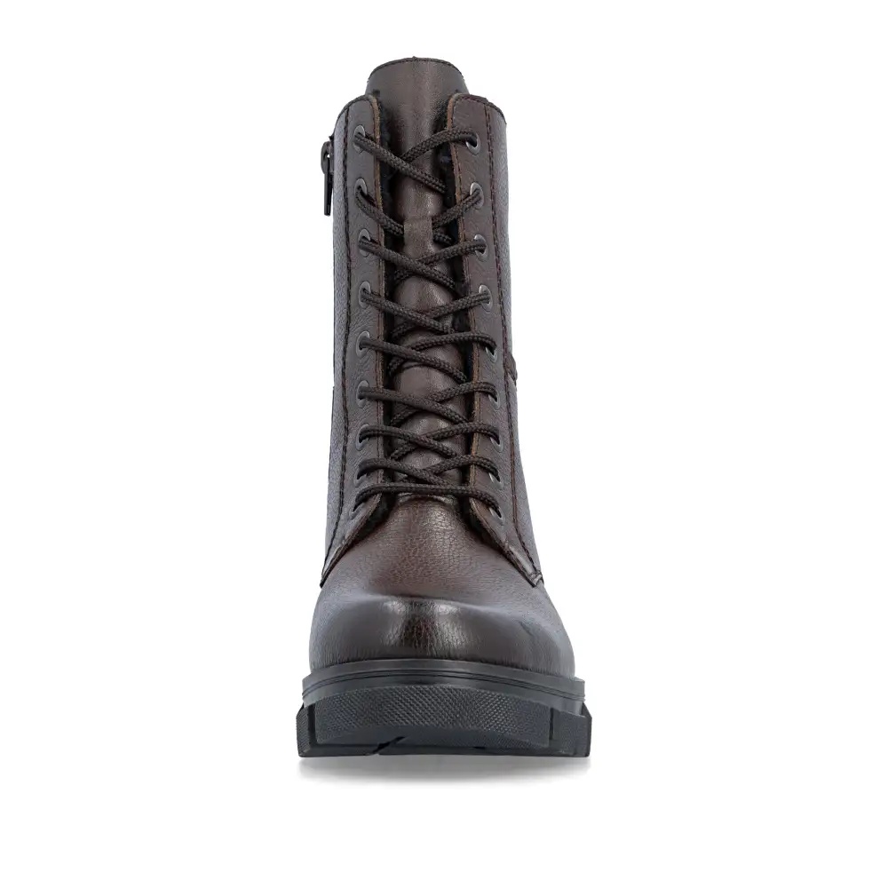 Ghete dama Rieker Y7116-25 maro