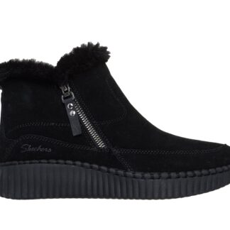 Ghete damă Skechers Wilshire Blvd Fresh Zip 168108 BBK negru