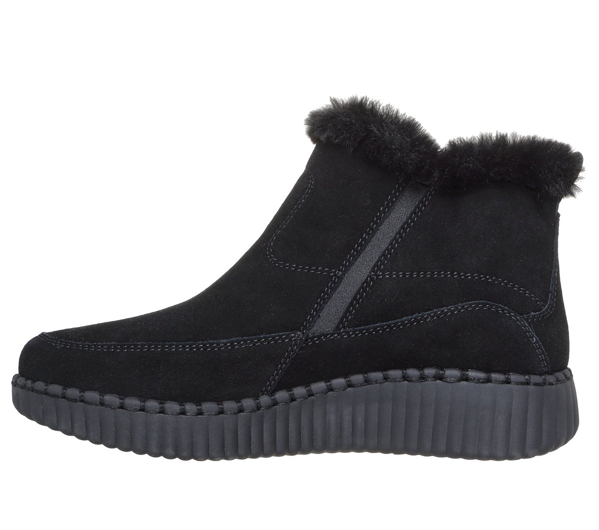 Ghete damă Skechers Wilshire Blvd Fresh Zip 168108 BBK negru
