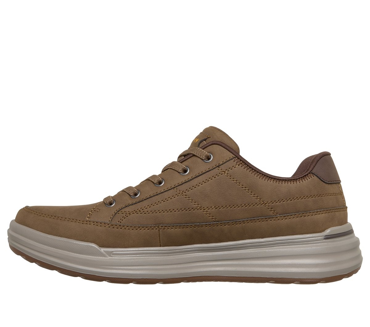 Pantofi casual bărbați Skechers Sterling Cedrick 211394 LTBR maro deschis