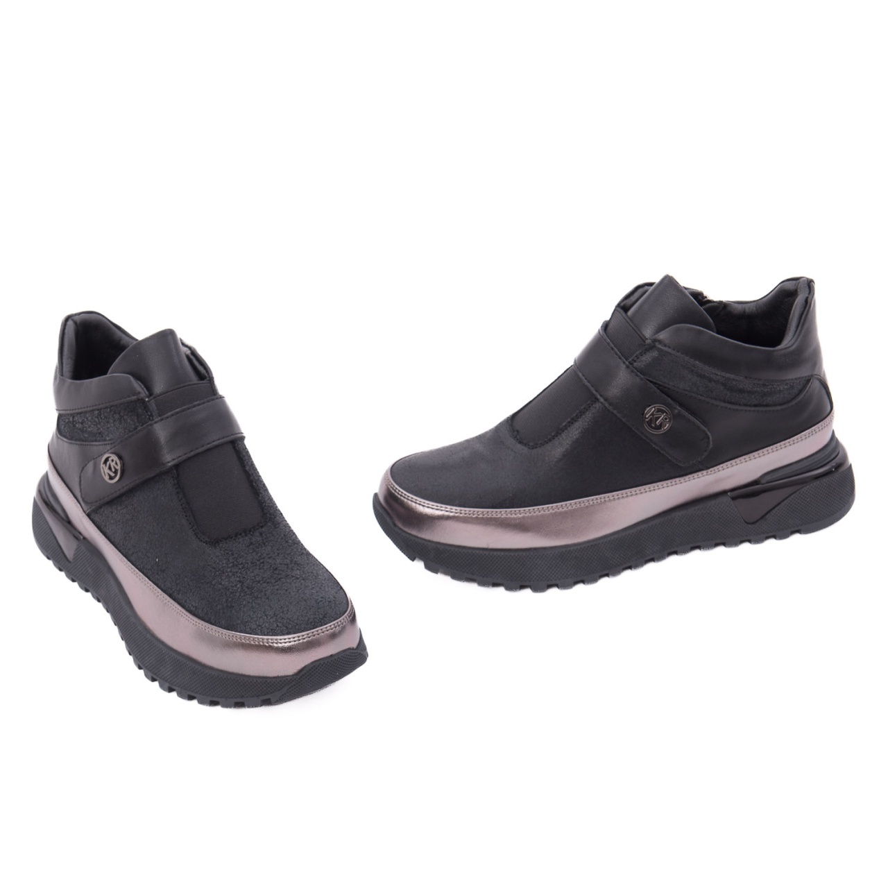 Pantofi dama sport din piele naturala KARISMA 1J890006B 01-N negru
