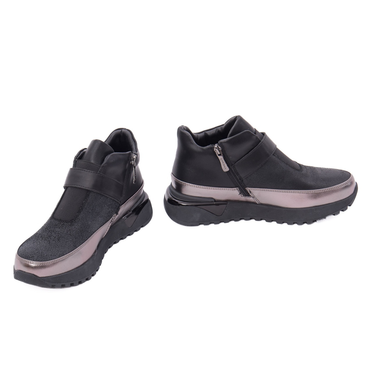 Pantofi dama sport din piele naturala KARISMA 1J890006B 01-N negru
