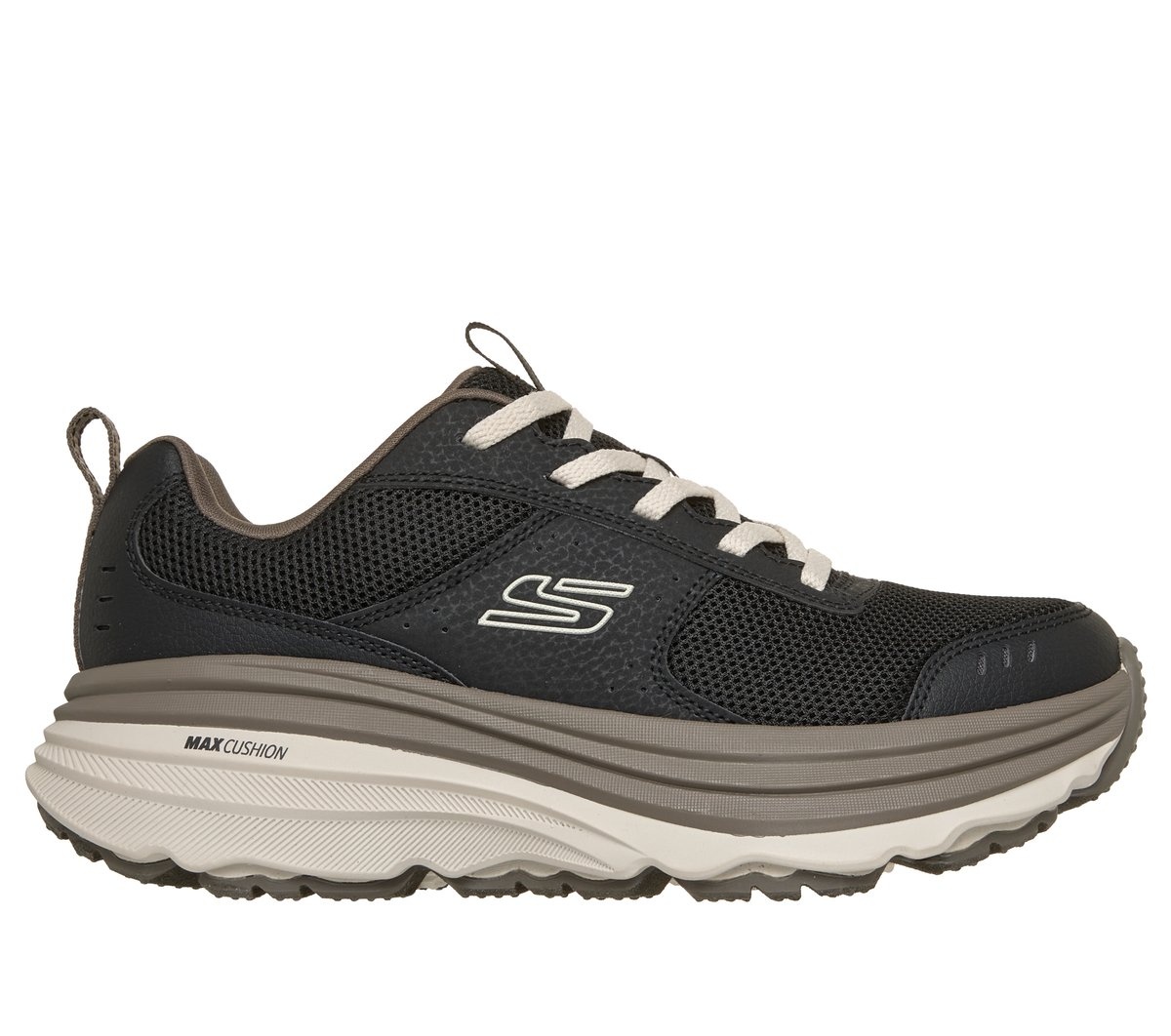 Pantofi sport damă Skechers Max Cushioning Zirrus Cobble Stone 180418 BKNT negru / natur