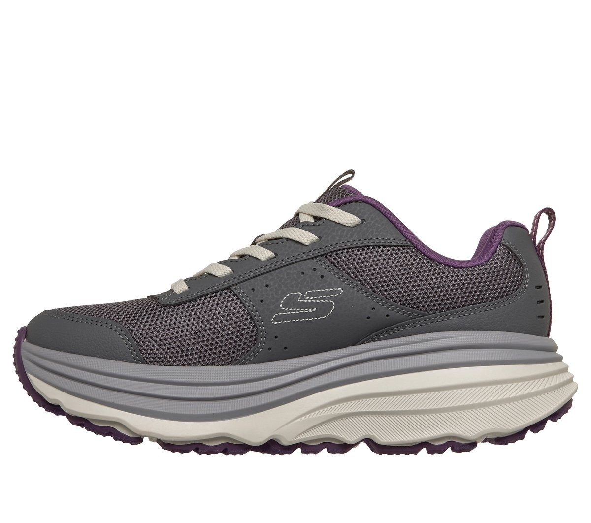 Pantofi sport damă Skechers Max Cushioning Zirrus Cobble Stone 180418 GYPR gri / mov