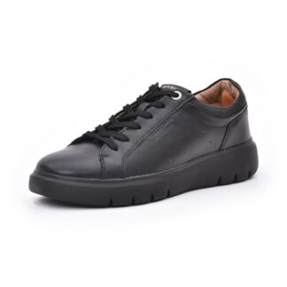 Adidasi barbati casual Impronte IM62000A negru piele naturala